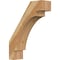 Ekena Millwork 6"W x 20"D x 26"H Merced Rough Sawn Knee Brace, Western Red Cedar BRC06X20X26MRC00RWR - alternate 1